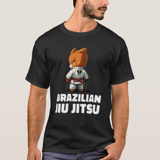 Fox Brazilian Jiu Jitsu and Grappling T-shirt (Voorkant)