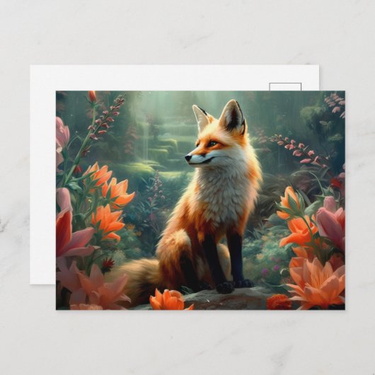 Fox Briefkaart (Voorkant / Achterkant)