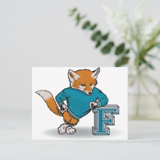 Fox Briefkaart (Staand voorkant)