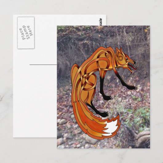 Fox Briefkaart (Voorkant / Achterkant)