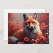 Fox Briefkaart (Voorkant / Achterkant)
