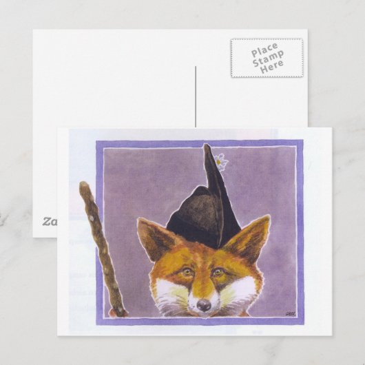 Fox Briefkaart Asturian Fox Asturias Spanje (Voorkant / Achterkant)