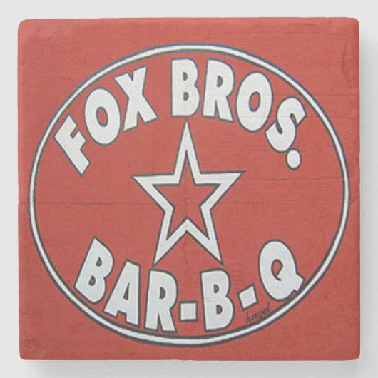 Fox Bros Atlanta, Fox Bros, Fox Bros Stenen Onderzetter (Voorkant)