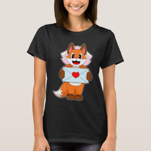 Fox bruid brief bruiloft t-shirt