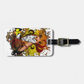 Fox buitenshuis bagagelabel (Voorkant horizontaal)