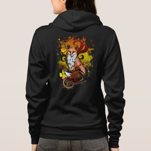 Fox buitenshuis hoodie (Achterkant)