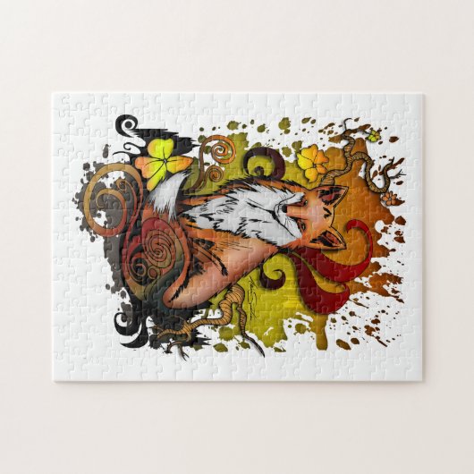 Fox buitenshuis legpuzzel (Horizontaal)