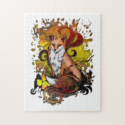 Fox buitenshuis legpuzzel (Verticaal)