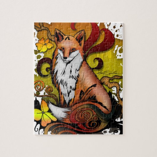 Fox buitenshuis legpuzzel (Verticaal)