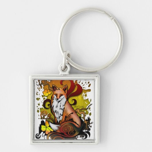 Fox buitenshuis sleutelhanger (Voorkant)