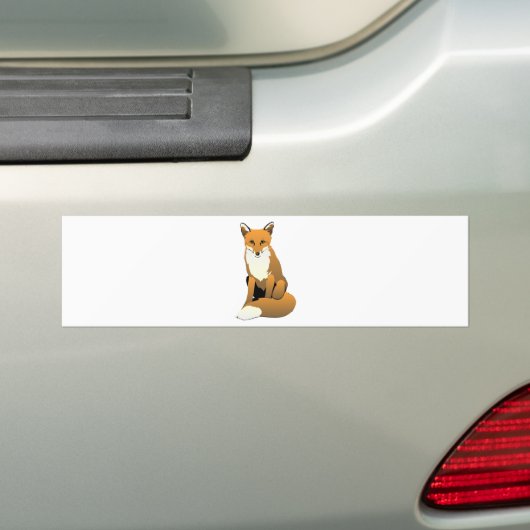 Fox Bumpersticker (Op auto)