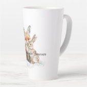 Fox Bunny Rabbit Best Friends Forever Latte Mok (Rechterhoek)