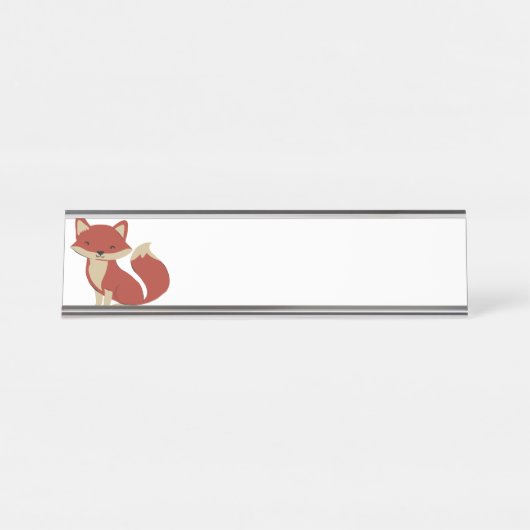 Fox Bureau Naambordje (Voorkant)
