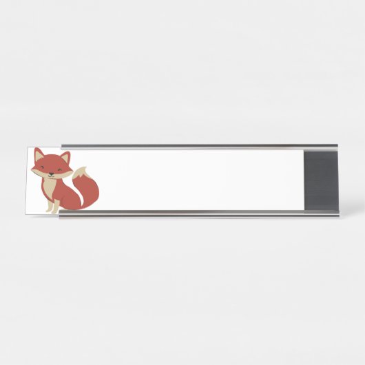 Fox Bureau Naambordje (Voorkant)