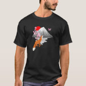 Fox Butterfly With Cherry Blossom Wing Japanese Sa T-shirt (Voorkant)