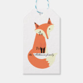Fox Cadeaulabel (Voorkant)