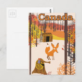 Fox Canada  reisposter Briefkaart (Voorkant / Achterkant)