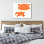 Fox Canvas Afdruk (Insitu (Slaapkamer))