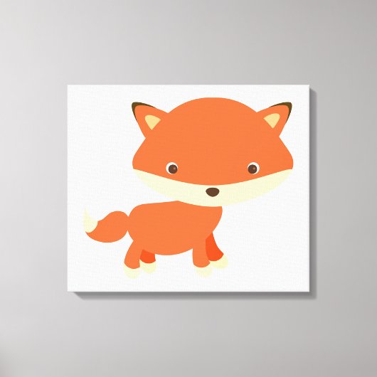 Fox Canvas Afdruk (Voorkant)