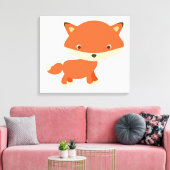 Fox Canvas Afdruk (Insitu (Woonkamer))