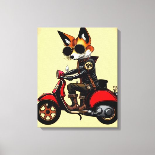Fox Canvas afdrukken (Voorkant)