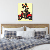 Fox Canvas afdrukken (Insitu (Slaapkamer))