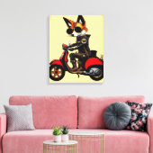 Fox Canvas afdrukken (Insitu (Woonkamer))