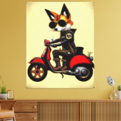 Fox Canvas afdrukken (Insitu (Woonkamer))