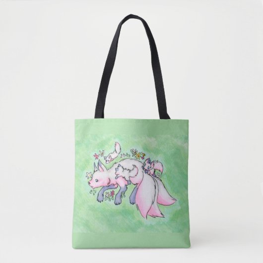 Fox Canvas tas (Voorkant)