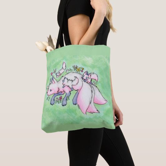 Fox Canvas tas (Dichtbij)