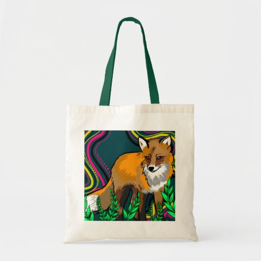 Fox Canvas tas (Voorkant)