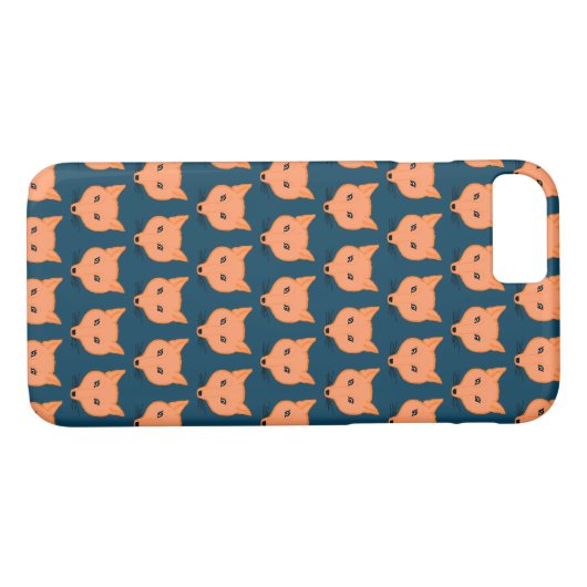 Fox Case-Mate iPhone Case (Achterkant (Horizontaal))
