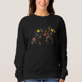 Fox  Celestial Animals Space Aesthetic Solar Plane Trui (Voorkant)