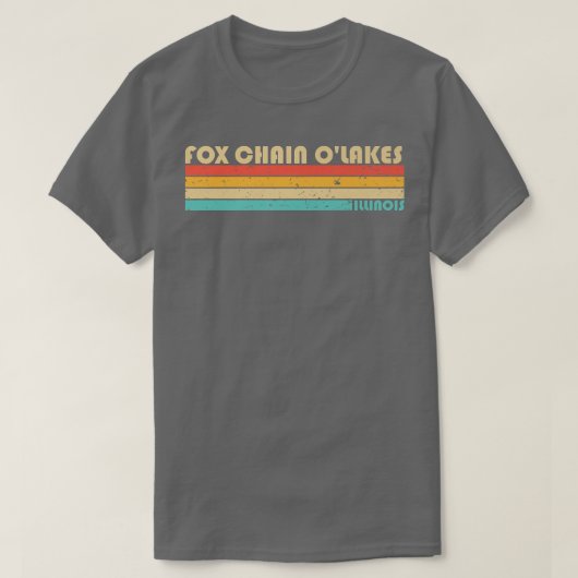 FOX CHAIN OLAKES ILLINOIS Funny Vist Camping Su T-shirt (Design voorkant)