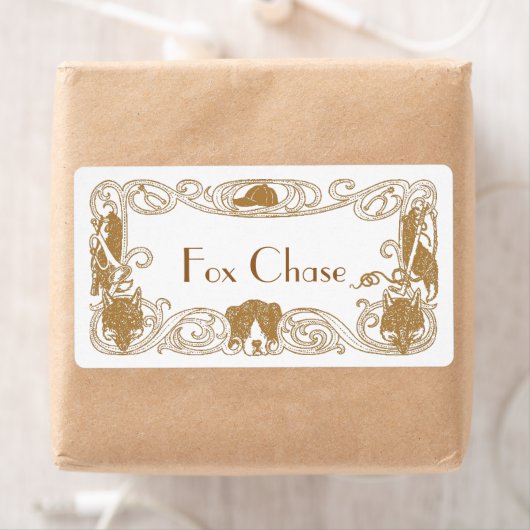 Fox Chase Hunt Homebrew Bottling Home Brouwlabels Etiket (Insitu)