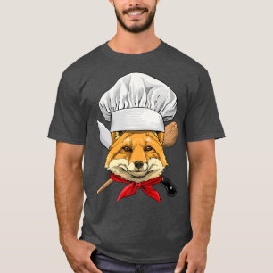Fox Chef Wildlife Fox Forest, Koking LoverT-Shirt T-shirt