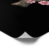 Fox Cherry Blossom Poster (Hoek)