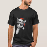 Fox Christmas Santa Hat Pajama Funny Fox Kerstmis T-shirt<br><div class="desc">Fox Christmas Santa Hat Pajama Funny Fox Kerstmis</div>