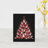 Fox Christmas Tree Fox Xmas Tree Dames & Kamp; Jon Kaart (Gele Bloem)