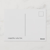 Fox Close-up-Briefkaart postkruising Briefkaart (Achterkant)