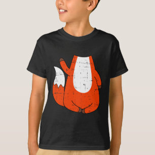 Fox Costume Cute Easy Animal Halloween Gift T-shirt