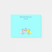 Fox Couple Kissing Wedding Favoriet Post-it® Notes (Voorkant)