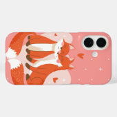 Fox Couple verliefd Case-Mate iPhone Case (Achterkant (horizontaal))