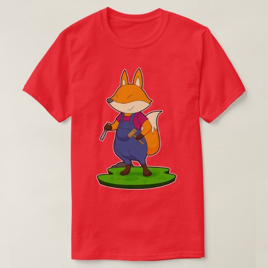 Fox Craftsman Chisel Hammer T-shirt (Design voorkant)