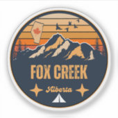 Fox Creek, Alberta Sticker (Voorkant)
