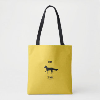 Fox Crossing Bag Tote Bag