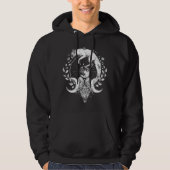 Fox Crystal Moon en Witchcraft Hoodie (Voorkant)