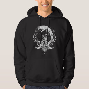 Fox Crystal Moon en Witchcraft Hoodie