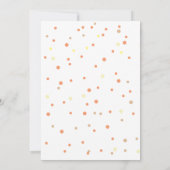 Fox Cub Baby Sprinkle Invitations Kaart (Achterkant)