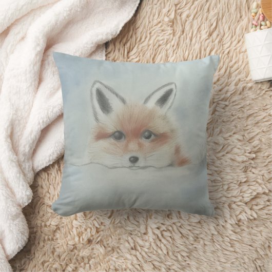 Fox cub cushion pillow kussen (Deken)